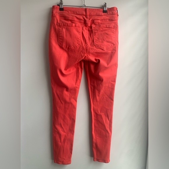 5/$25 Old Navy Super Skinny Rockstar Jeans- Coral Size 6 - Picture 2 of 4